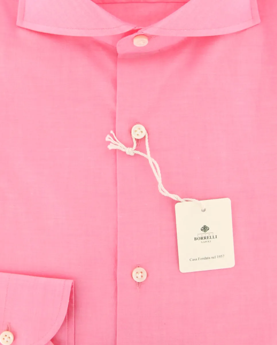 Luigi Borrelli Pink Shirt - Slim