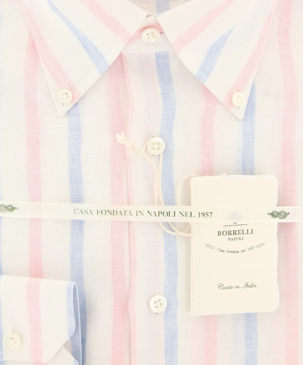 Luigi Borrelli Pink Shirt - Slim