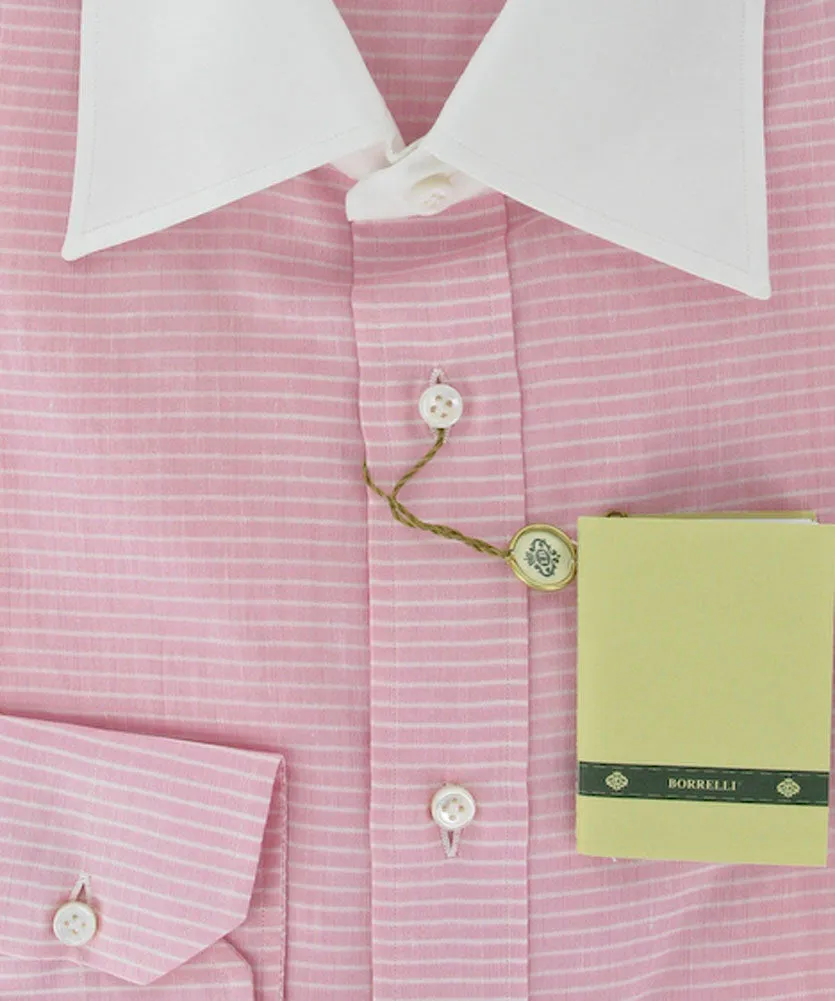 Luigi Borrelli Pink Shirt - Slim