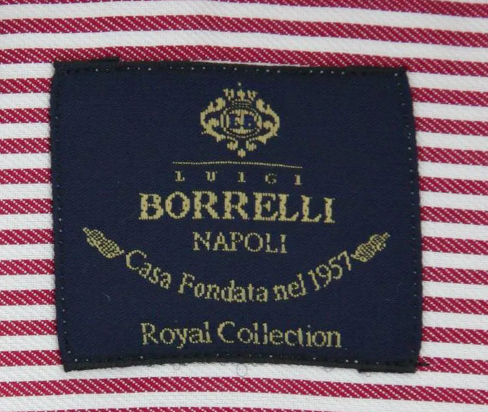 Luigi Borrelli Red Shirt - Slim