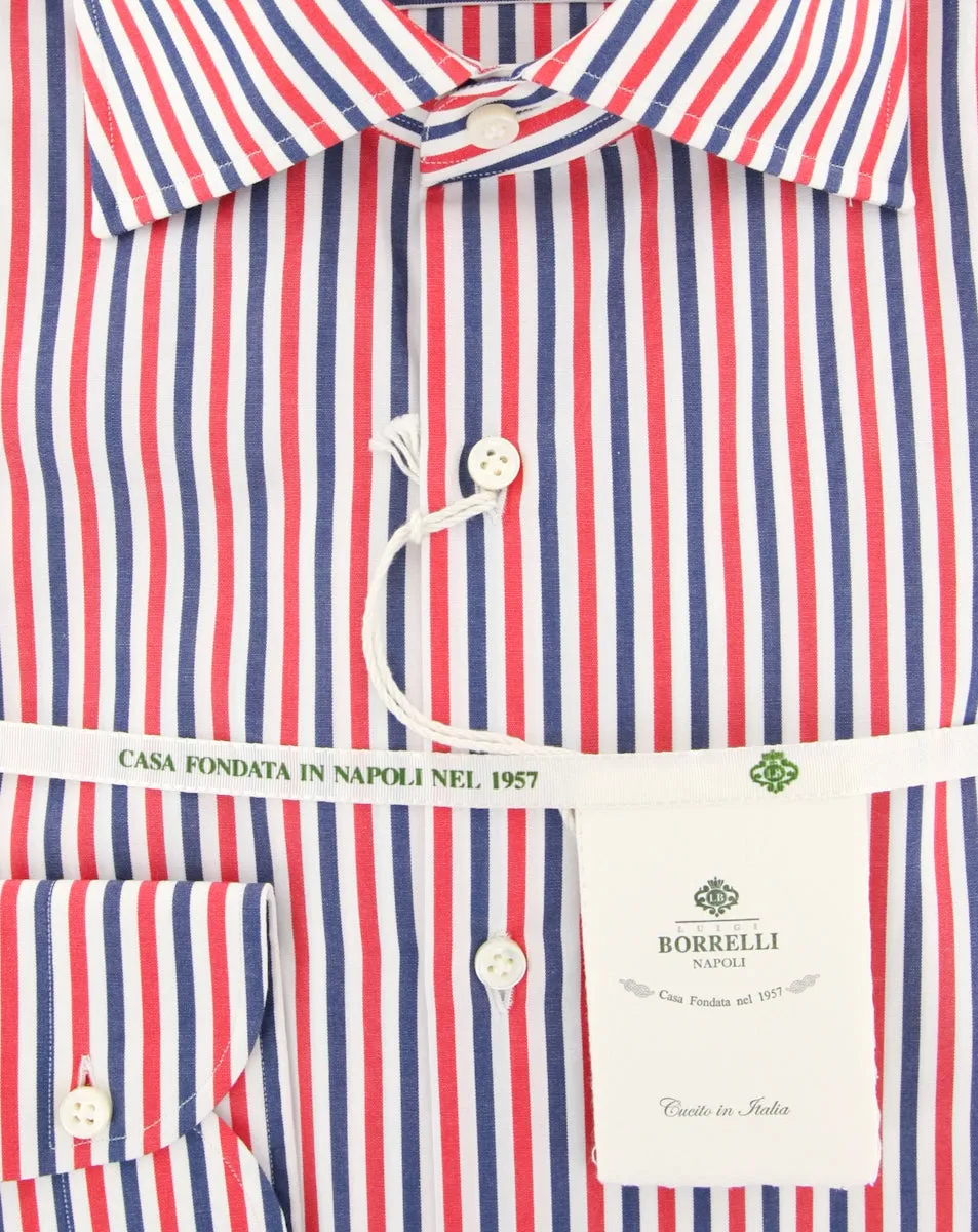 Luigi Borrelli Red Shirt - Slim