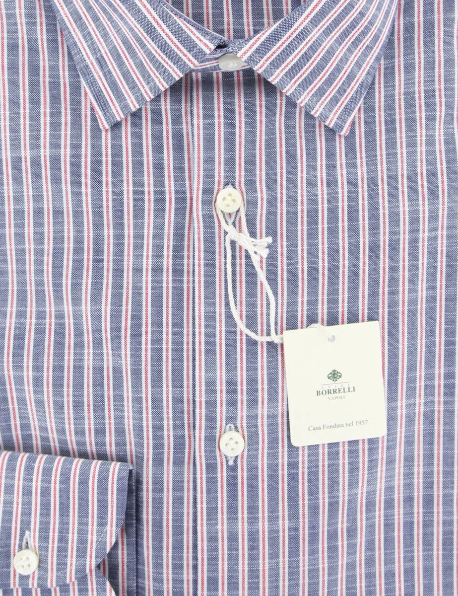 Luigi Borrelli Red Shirt - Slim