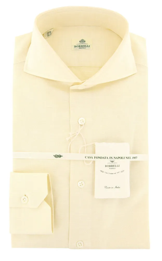Luigi Borrelli Yellow Shirt - Slim