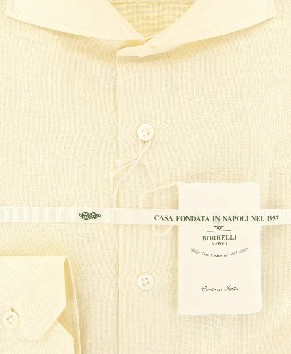 Luigi Borrelli Yellow Shirt - Slim
