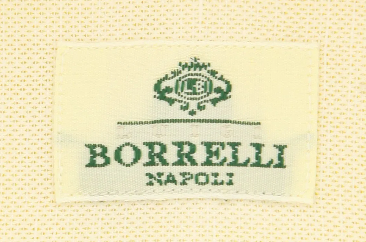 Luigi Borrelli Yellow Shirt - Slim