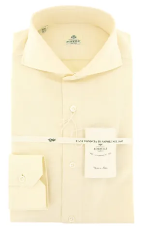 Luigi Borrelli Yellow Shirt - Slim