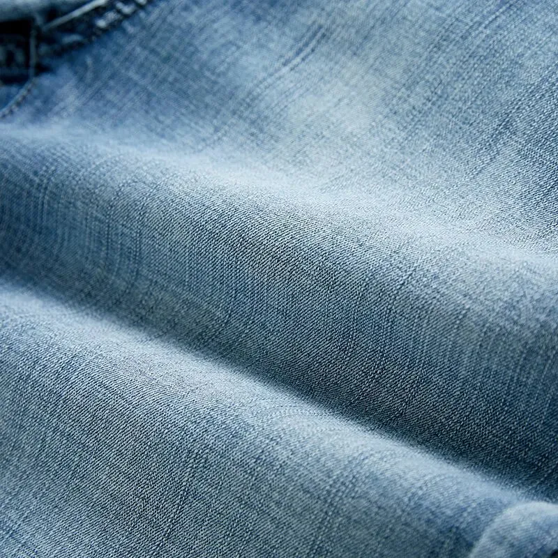 Luxurious Denim Slim Fit Shorts