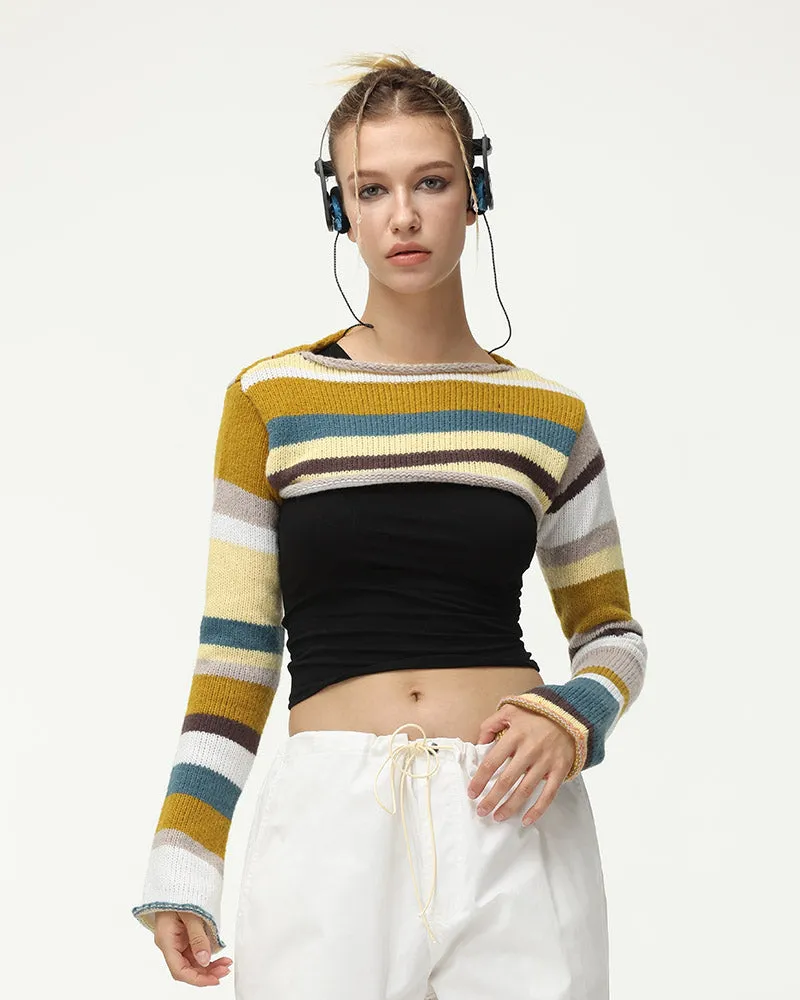 Marais Fall Cozy Knit Mini Cropped Top