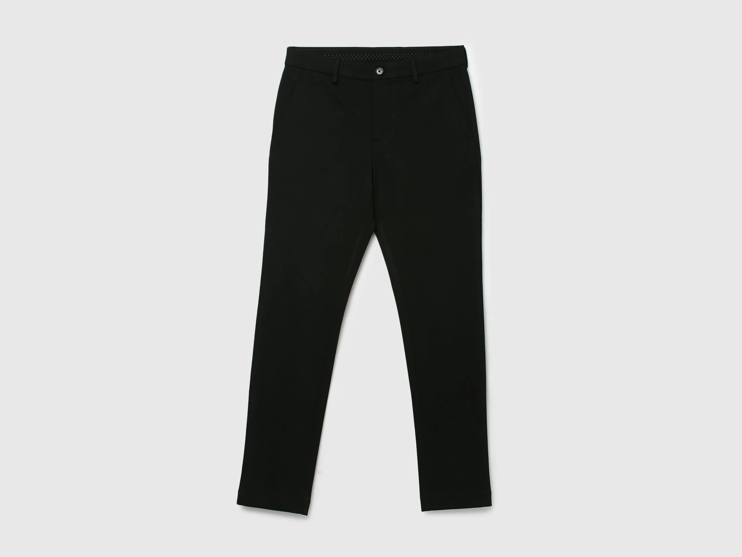 Men Textured Slim Fit Trousers