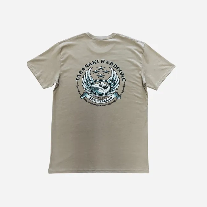 Mens Sailor Print T-Shirt - Mushroom