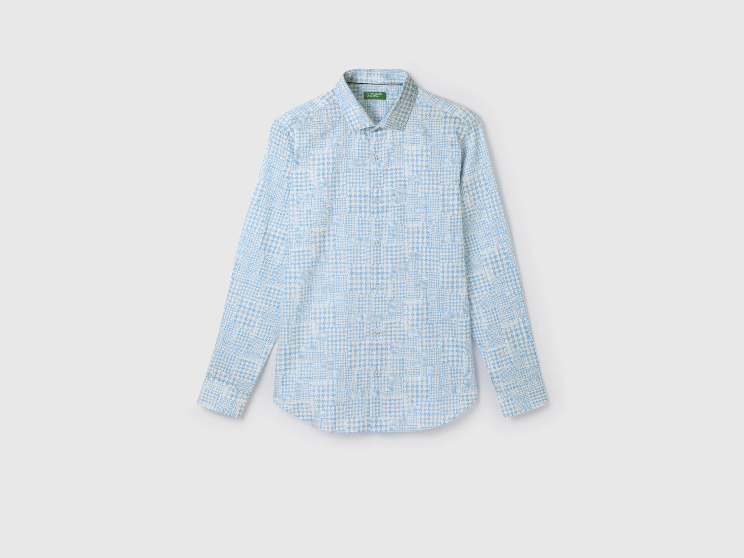 Men's Slim Fit Spread Collar Printed Shirts