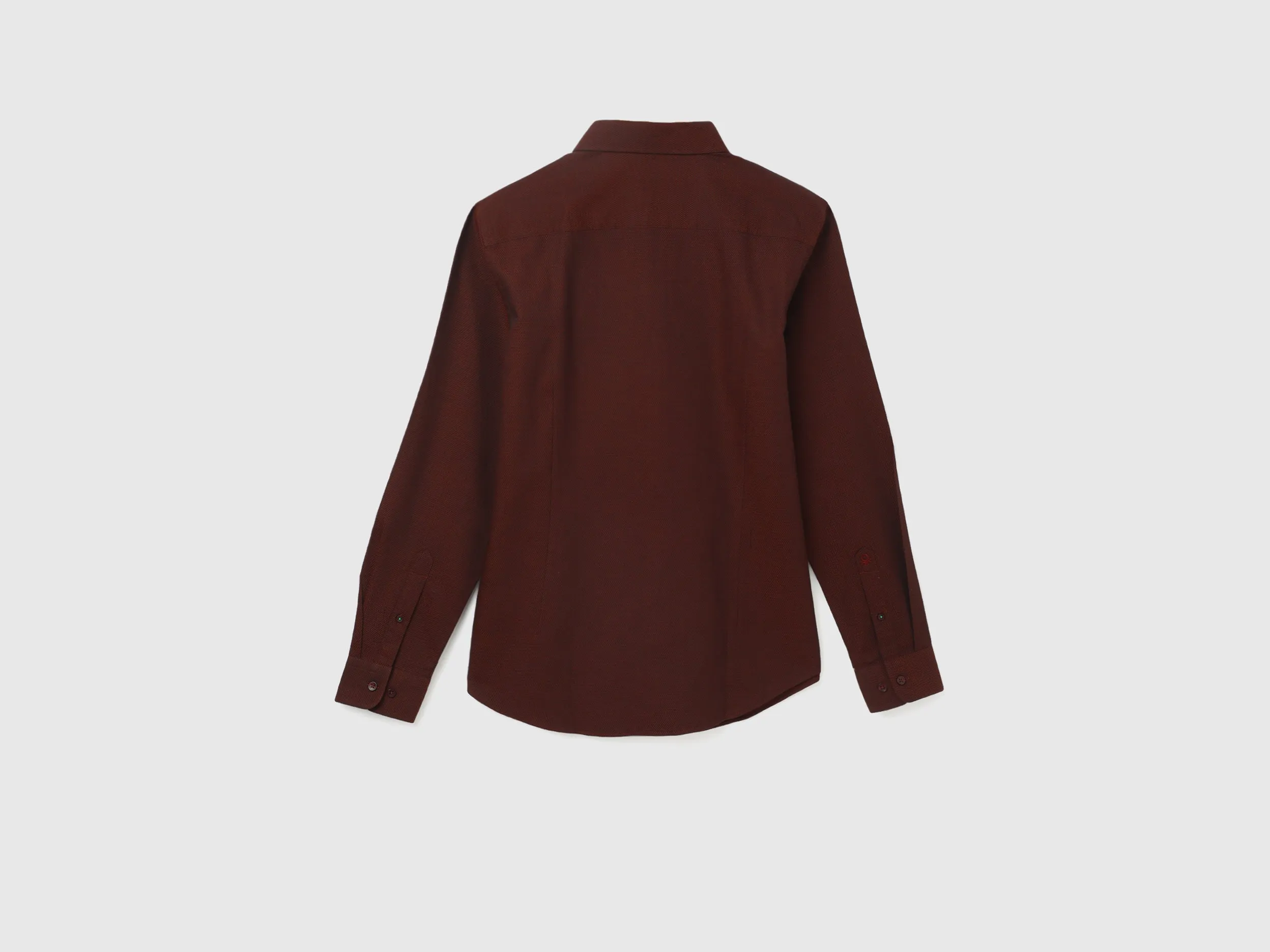 Men's Slim Fit Spread Collar Solid Shirts