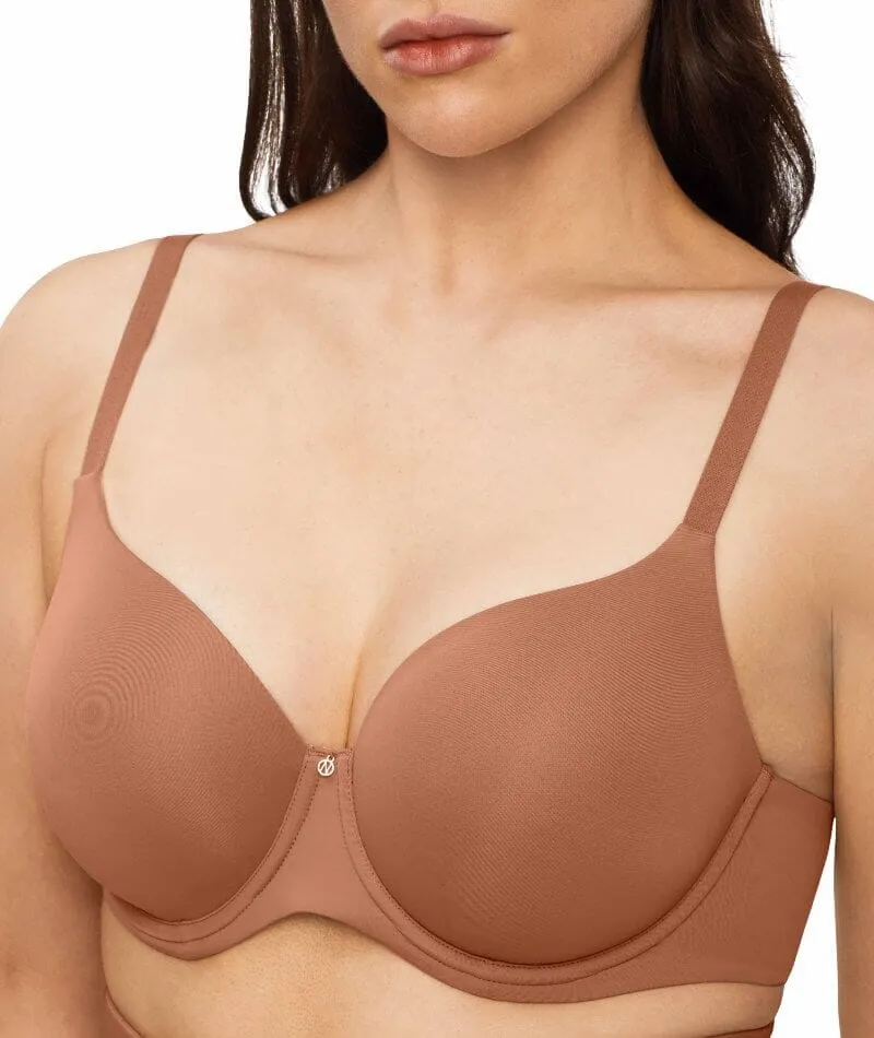 Nancy Ganz Revive Smooth Full Cup Contour Bra - Cocoa