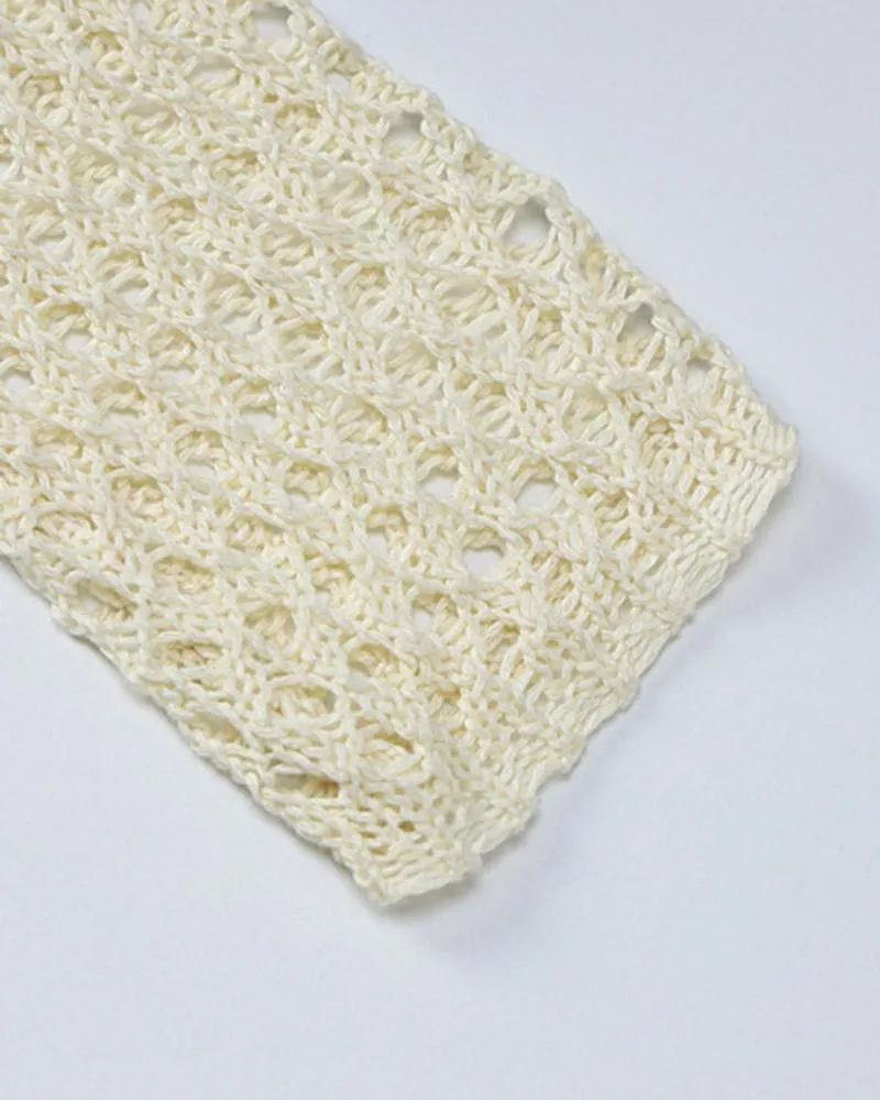 Noble Willow Knitted Cropped Sweater