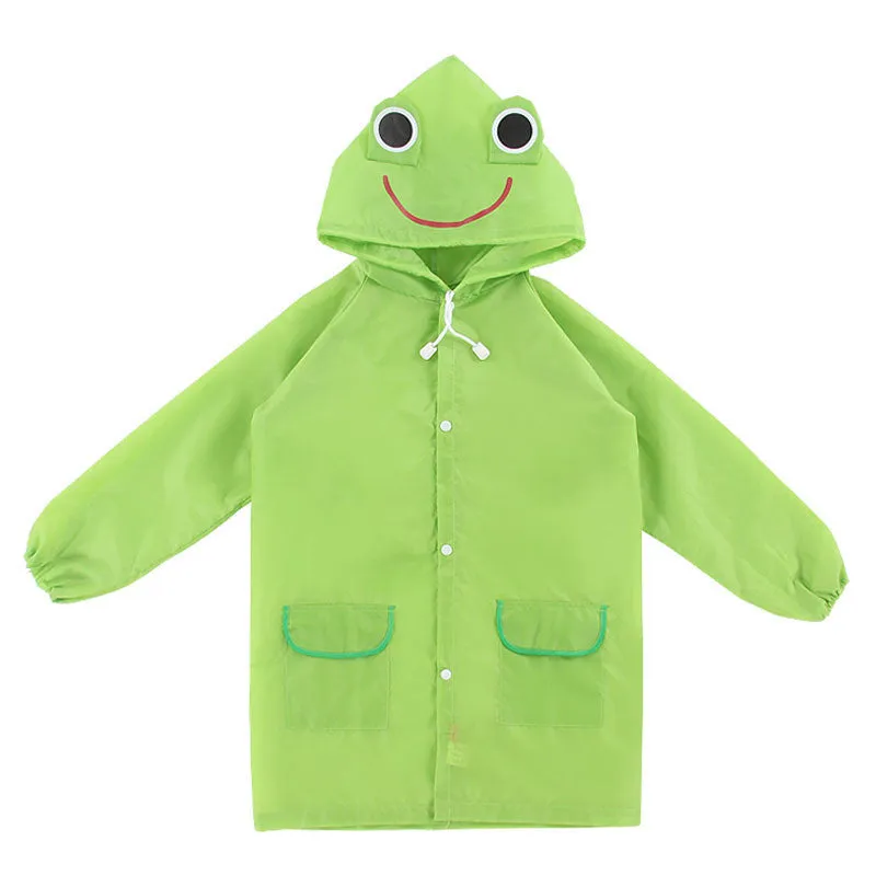Outdoor Cute Waterproof Kids Rain Coat For children Raincoat Rainwear/Rainsuit,Kids Animal Style Raincoat l1