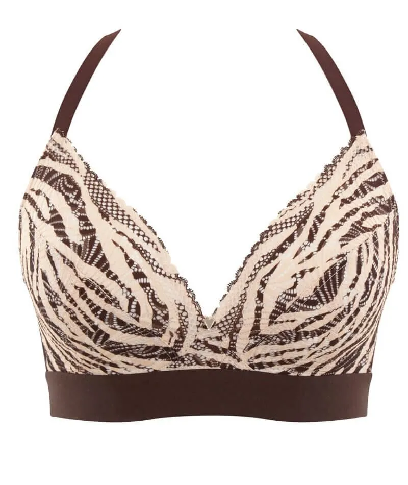 Panache Lyzy Vibe Triangle Wirefree Bra  - Zebra