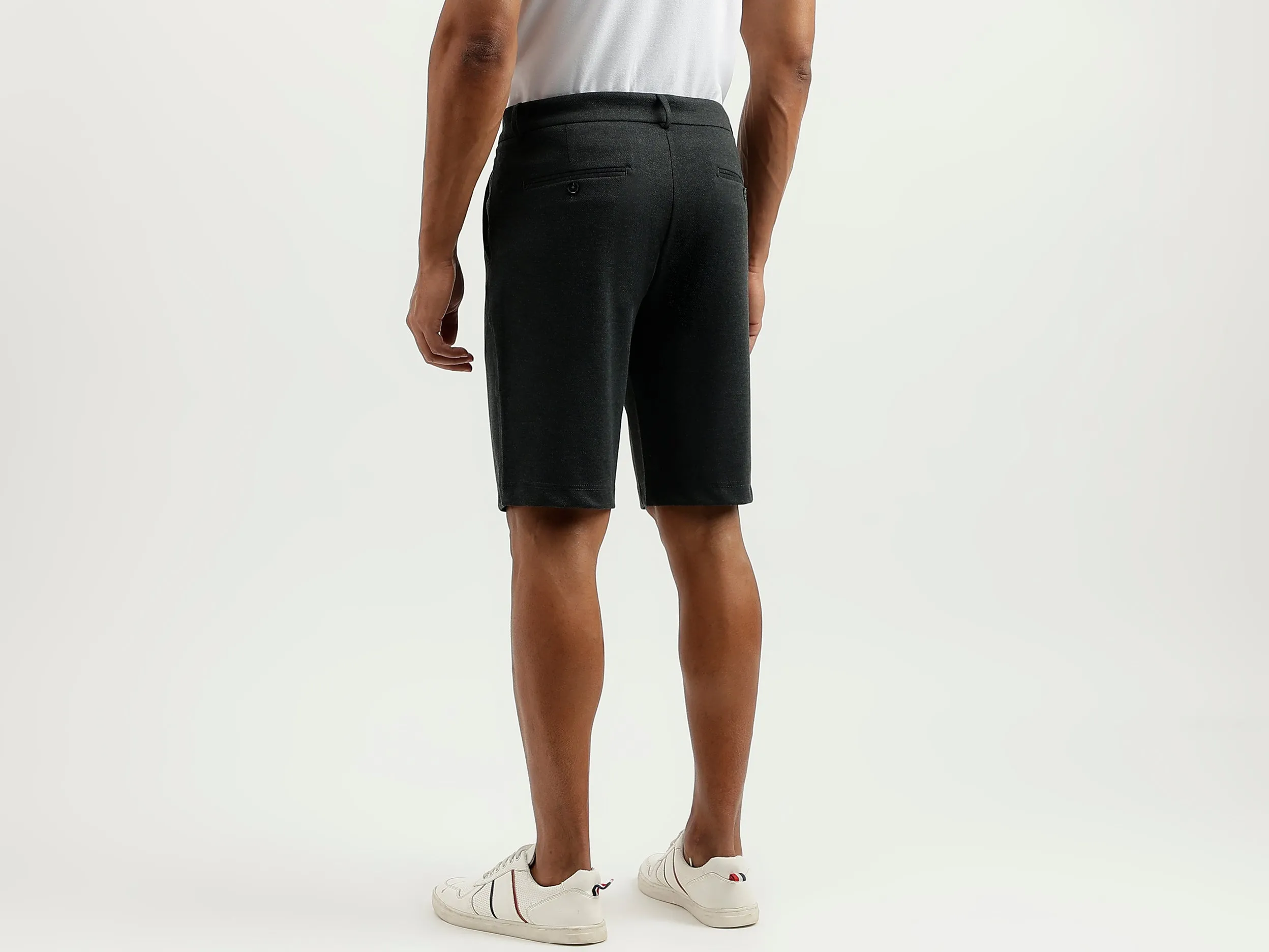 Patterned Slim Fit Shorts