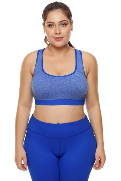 Piping Trim Racerback Workout Bra