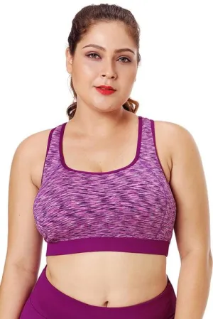 Piping Trim Racerback Workout Bra
