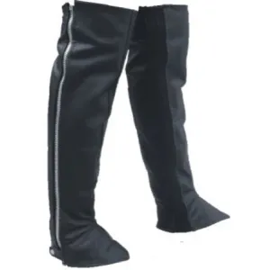 Plain Analine Leather Spandex Leggings
