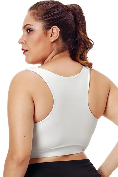 Plus Size Racerback U-shaped Neck Sport Bra