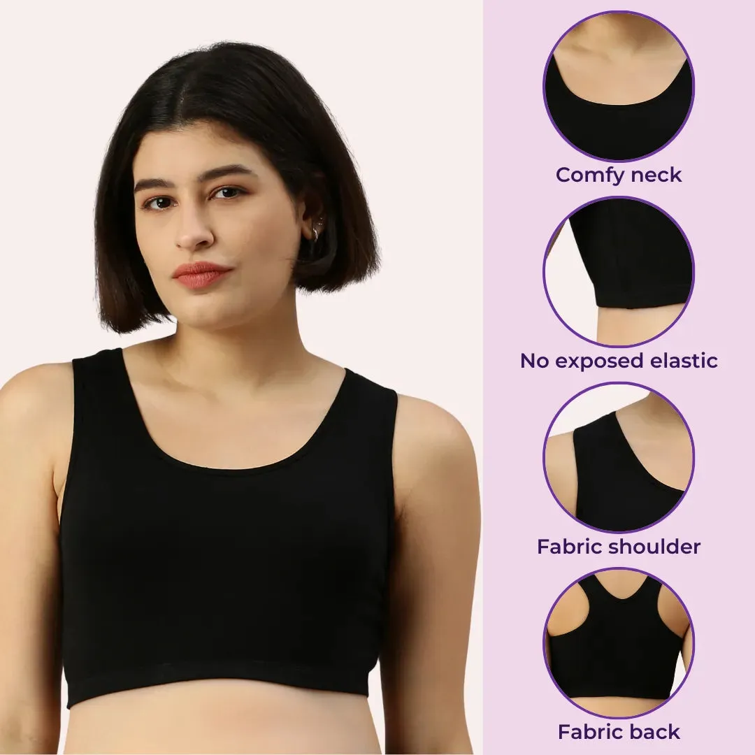 Pregnancy Bra | Racerback | No Underwire | Wide Straps | 3-Pack