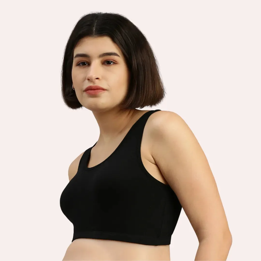 Pregnancy Bra | Racerback | No Underwire | Wide Straps | 3-Pack