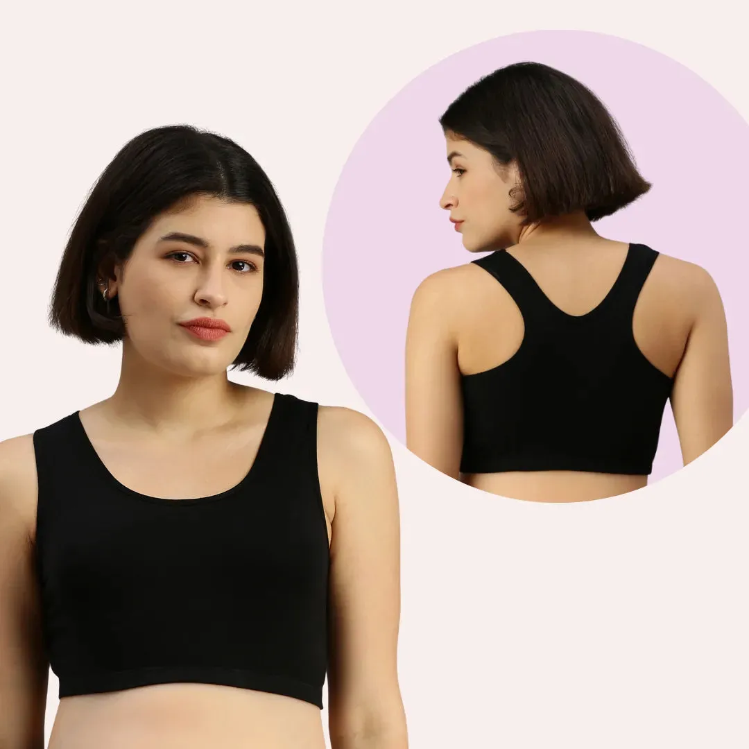 Pregnancy Bra | Racerback | No Underwire | Wide Straps | 3-Pack