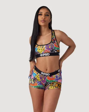 Psd Underwear Peace Love Playboy Sports Bra