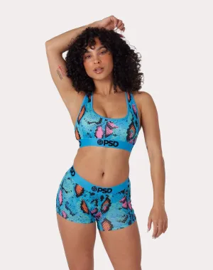 Psd Underwear Topaz Python Sports Bra