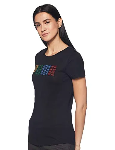 PUMA Women's Regular T-Shirt (58807501 Black X-Small), Puma Black