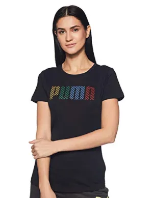PUMA Women's Regular T-Shirt (58807501 Black X-Small), Puma Black