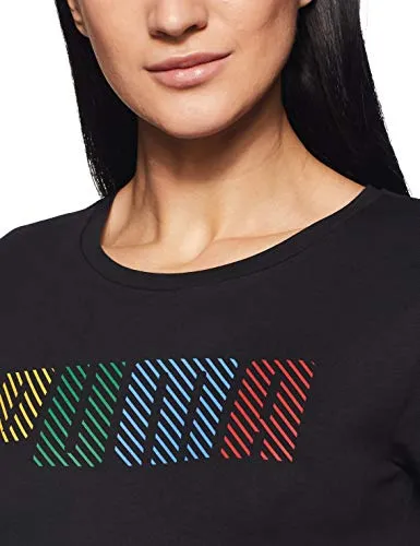 PUMA Women's Regular T-Shirt (58807501 Black X-Small), Puma Black