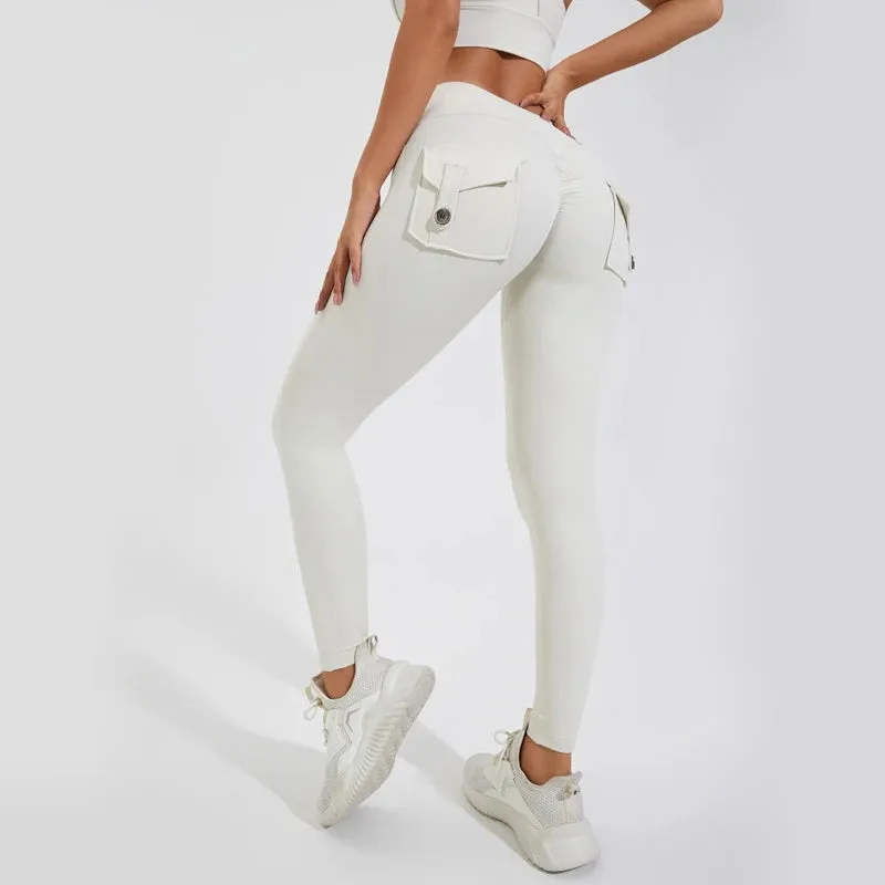 Push Up Sports Leggings with Pocket