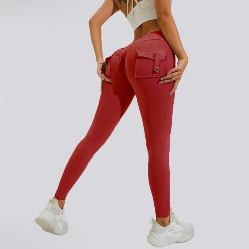Push Up Sports Leggings with Pocket