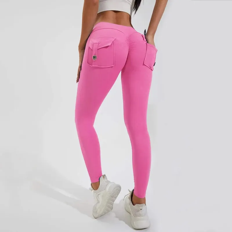 Push Up Sports Leggings with Pocket