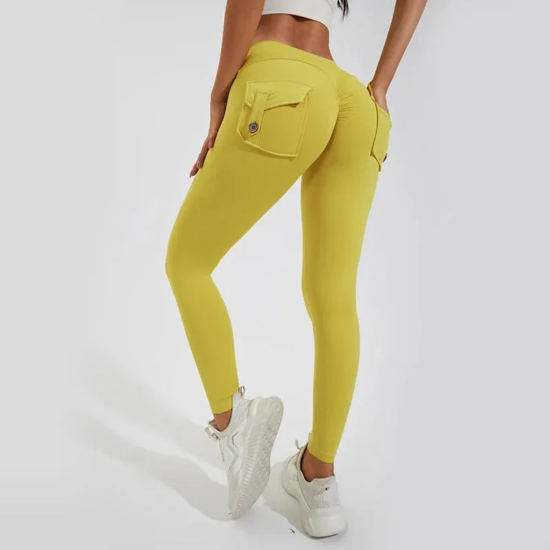 Push Up Sports Leggings with Pocket