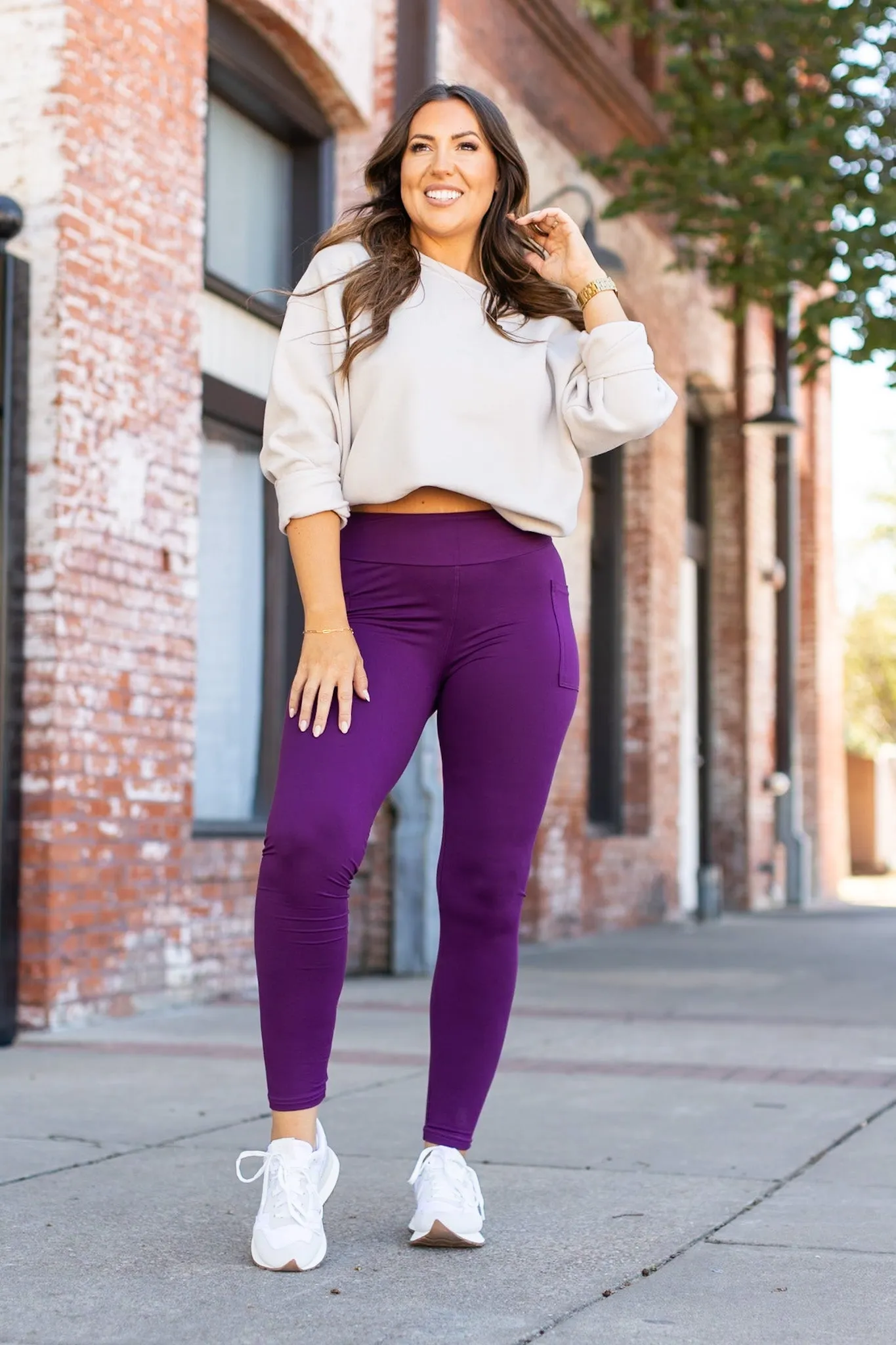 Ready to Ship | BLACK FULL LENGTH Leggings with POCKET*