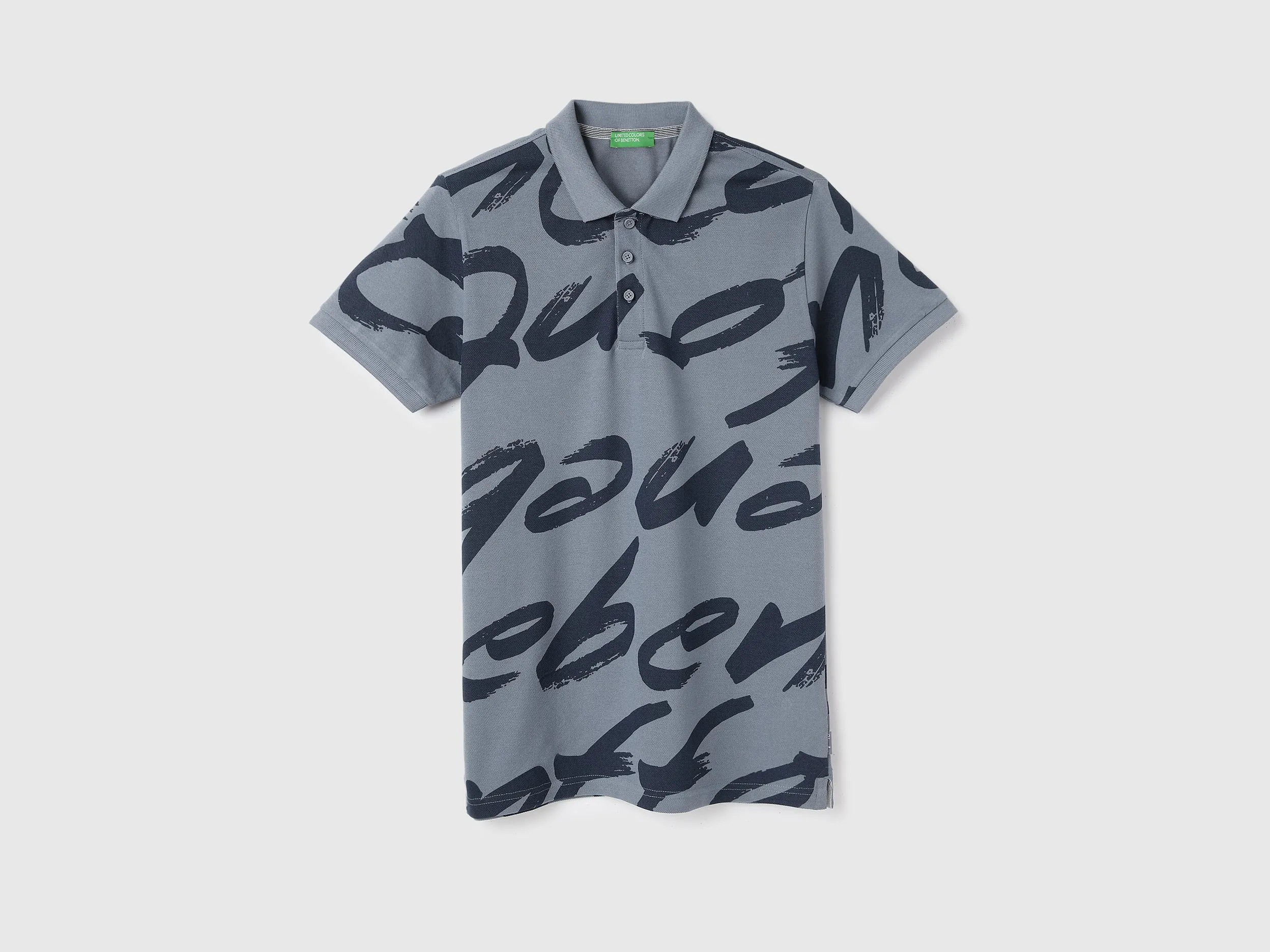 Regular Fit Polo Neck Printed T-shirts