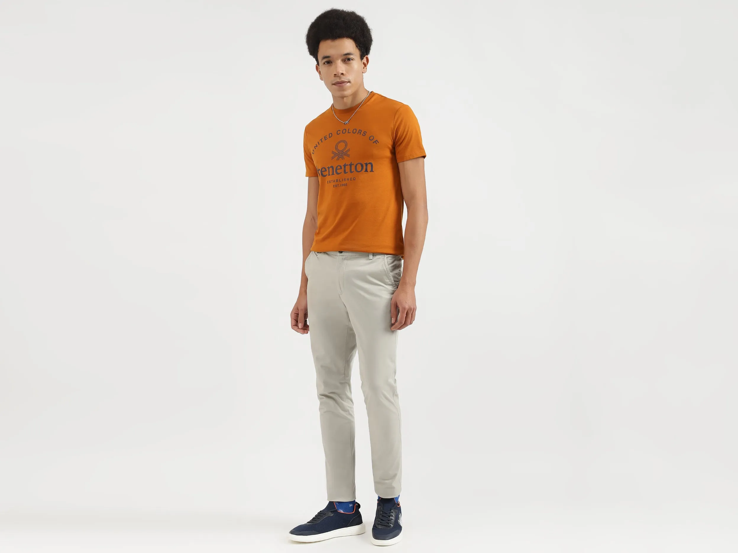 Regular Fit Round Neck Printed T-Shirts