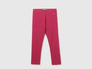 Regular Fit Solid Girl's Leggings