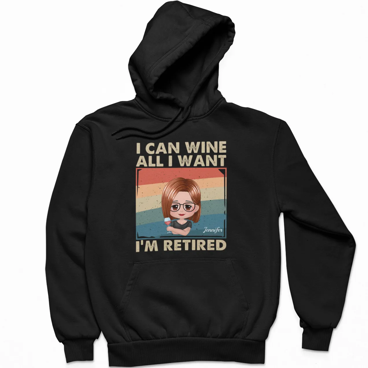 Retired Custom Name Shirts, I Can Wine All I Want Shirts Gift, Personalized Retired Shirts, Perfect Gift for Retirement