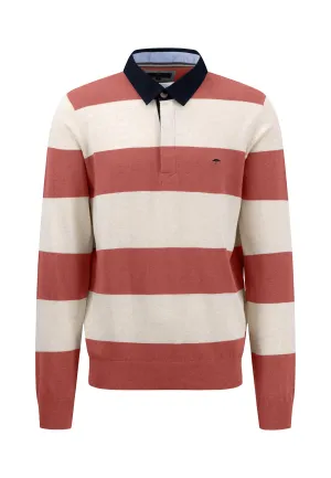 Rugby-Streifenshirt aus reiner Baumwolle