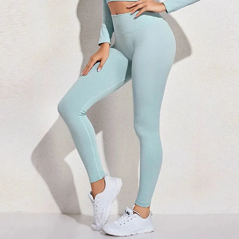 Seamless High Waist Push Up Sport Yoga Leggings for Women