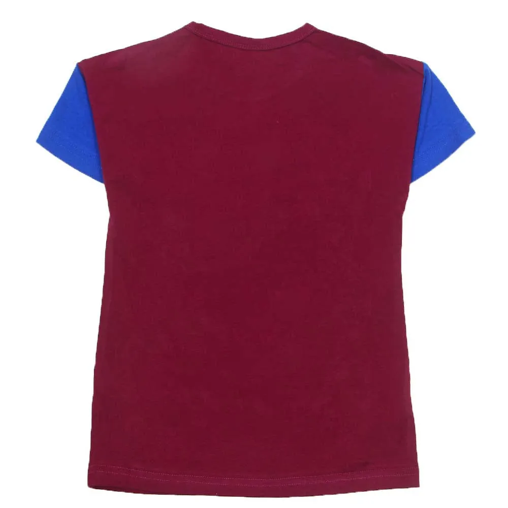 Sequin Bird T-Shirt For Infant Girls - Maroon | Bachaa Party Baby Clothes Girls Tops & T-Shirts
