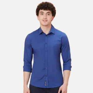 Slim Fit Shirts-Navy