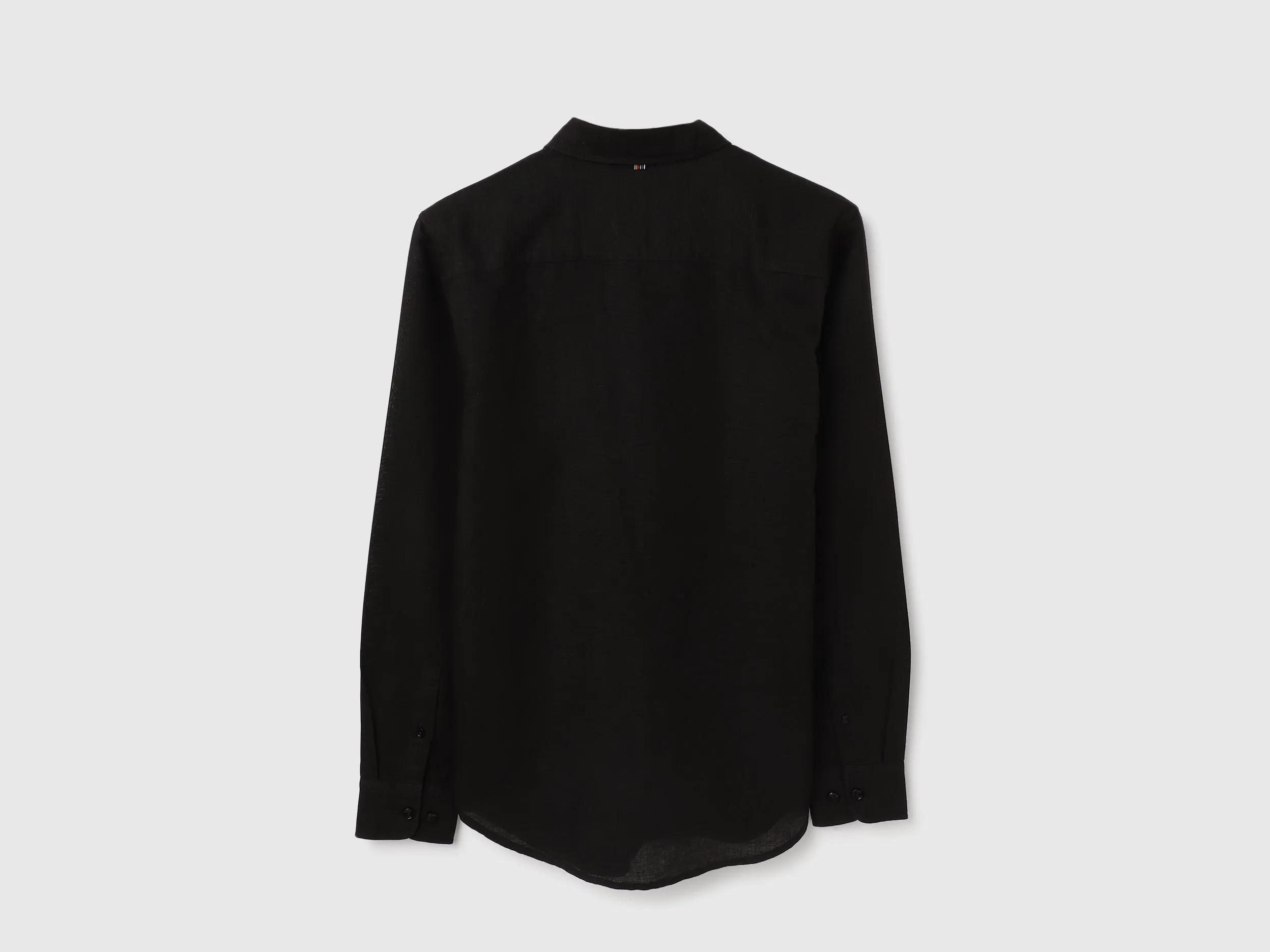 Slim Fit Spread Collar Solid Shirts