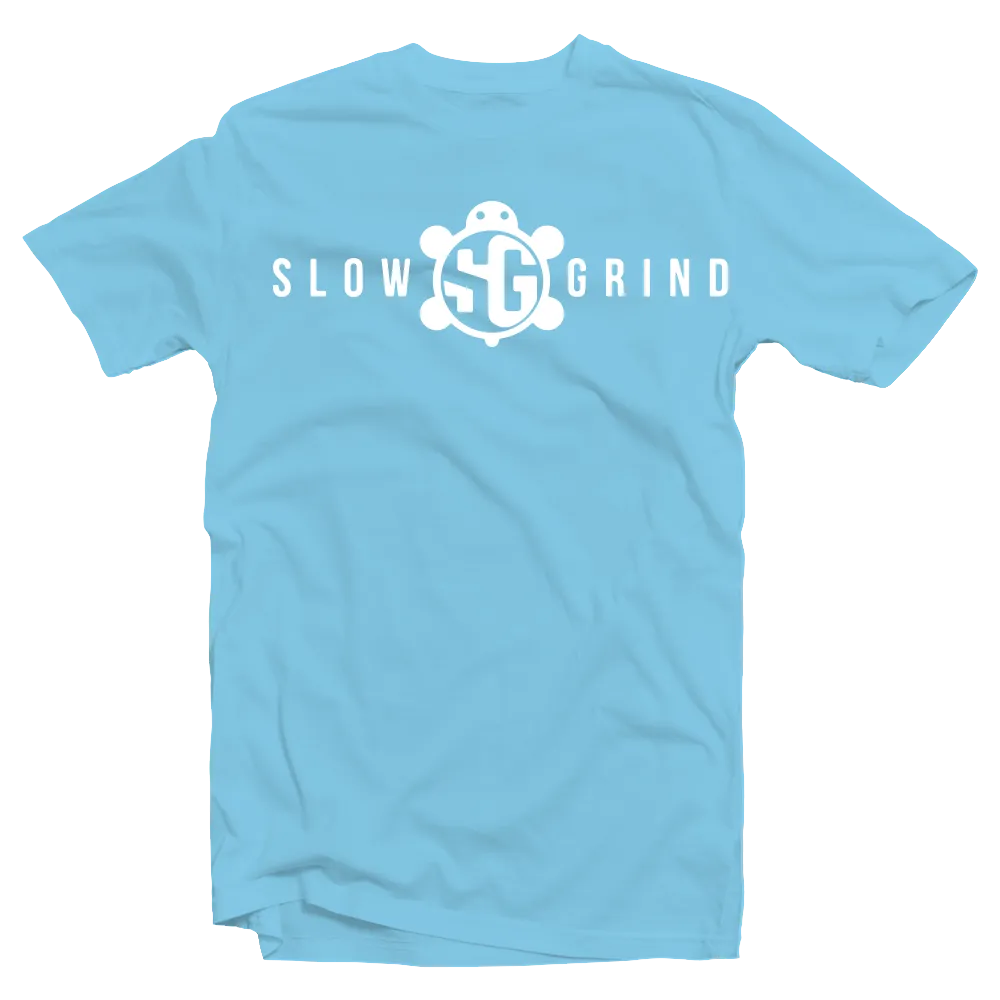 SlowGrind™️ Original Tee (Sky Blue/ White)