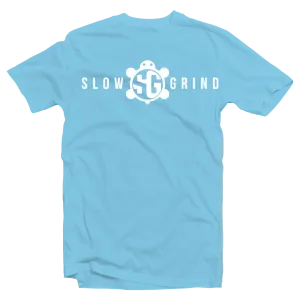 SlowGrind™️ Original Tee (Sky Blue/ White)