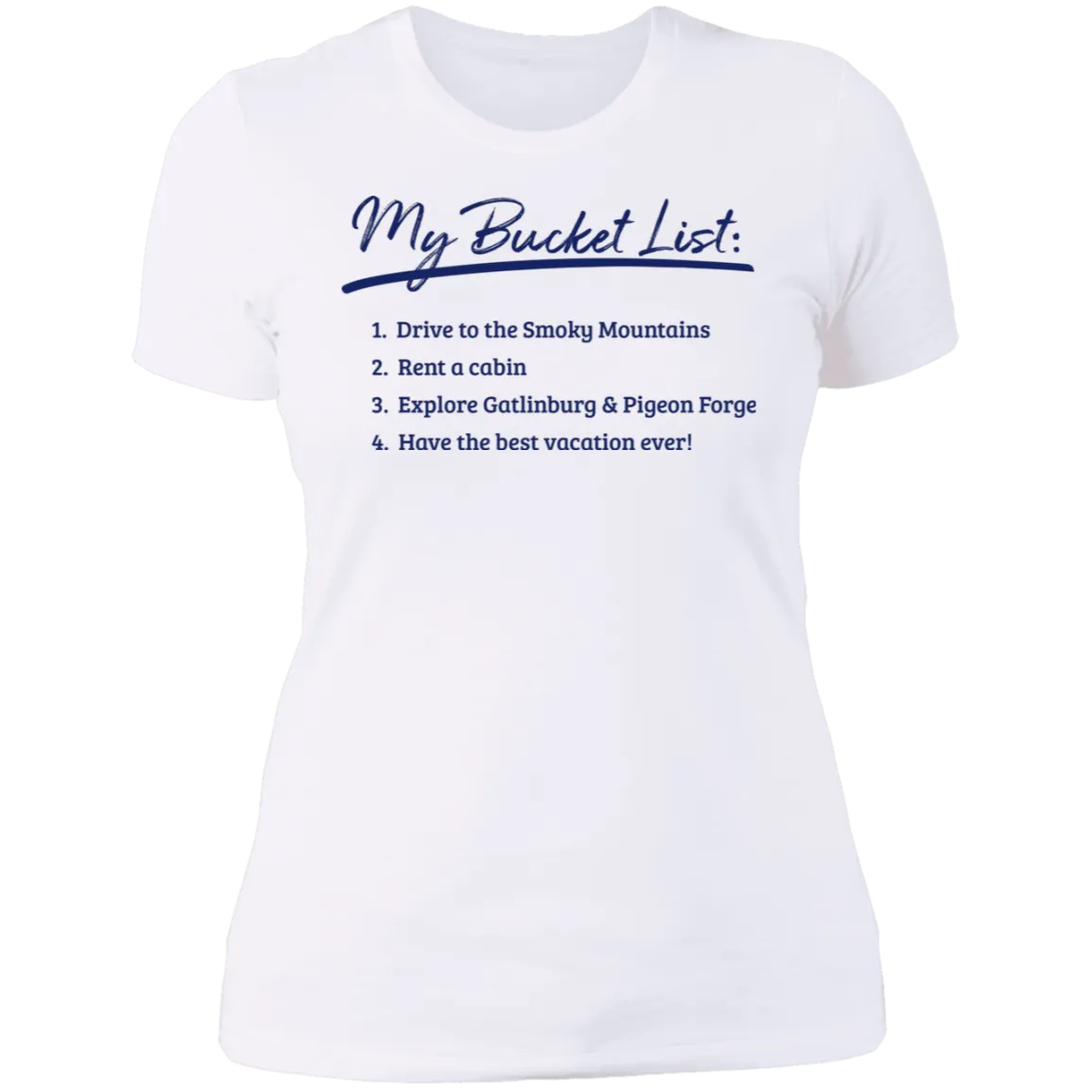 Smokies Bucket List - Women's Tee
